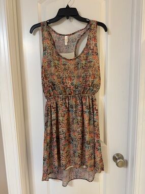 Xhilaration Multicolor Floral Print Mini Dress